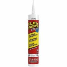 SealingPaste, Flex, Thick, Rubberized, Waterproof, MultiSurface, Indoor&Outdoor, CaulkGunCartridge, 9oz, WE