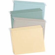 FileFolders, Hang, Poly, Twilight, 1/2"Exp, 12.8"x9.3", 12/PK, AST