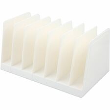 Sorter, f/Desktop, 7 Compartment, 8-3/4"x4-1/2"x5-1/2", White