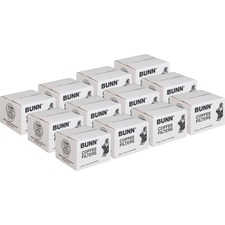 Coffee Filters, 9-3/4"x4-1/4", 250/BX, 12/CT, White