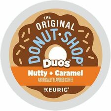 Coffee, Nutty + Caramel, Medium Roast, K-Cup, 24/BX, 4/CT, Brown
