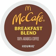 Coffee, Breakfast Blend, K-Cup, 24/BX, 4/CT, Brown