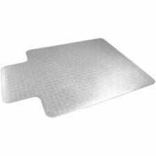 Chair Mat, TrYlok LIP, Spike Grippers, BPA-Free, 45"x53", Clear