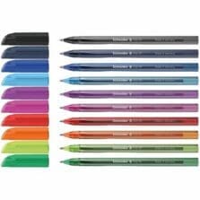 Pens, Ballpoint, Gelco, TransparentBarrel, ClipCap, 1.0mm, AST
