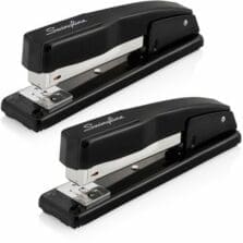 Commercial Stapler,Desk, 20SHCap, 210Staples, 2/PK, Black