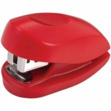 Stapler, Mini, Pre-Packed, Standard Staples, 12SheetCap, Rio Red
