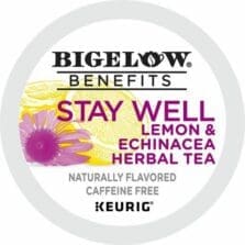 Tea, Lemon/Echinacea, Herbal, K-Cup, 22/BX, 4/CT, Multi