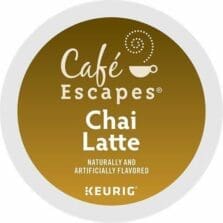 Chai Latte, Black, K-Cup, 24/BX, 4/CT, Brown