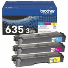 Toner, Standard, f/BrotherBusinessColorLaserPrinters, 1800PgYield Per Cartidge, 3/PK, Cyan/Magenta/Yellow