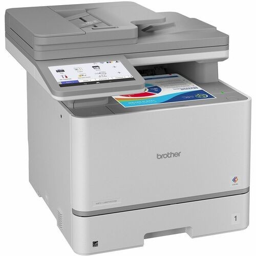 Printer, Laser, MFC-L8970CDW, TouchscreenDsplay, w/Toner, Security, Wireless&Ethernet, 17.9"x19.9"x18.1", GY