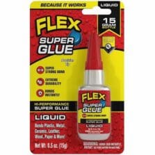 SuperGlue, Liquid, PrecisionApplicator,Ceramic/Metal/Plastic/Leather/Wood, Repairs/Hobbies, 15g, CR
