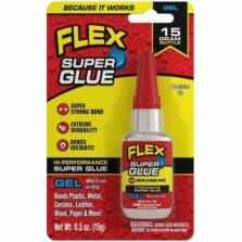 SuperGlue, Gel, PrecisionApplicator,Ceramic/Metal/Plastic/Leather/Wood, Repairs/Hobbies, 15g, CR