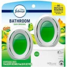 Air Freshener, Bathroom, Long-Lasting, Gain Original, 2/PK, Green