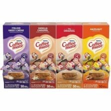 CoffeeCreamer, Hzlnt/Orgnl/VnllCrml/SwtCrm, 50/Flavr, 200/CT, WE