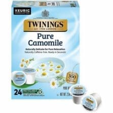 Tea, PureChamomile, Relax, Floral, CaffeineFree, K-Cup, 24/BX, Blue
