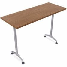 Table, Training, ZIA, BH, TR, FX, S, 24"x72", 6/BD, Walnut