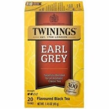 Tea, Earl Grey, Original, Citrus/Bergamot, Organic, 20/BX, Yellow