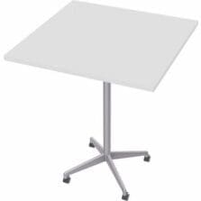 Table, Hospitality, ZIA, FLP, MS, 42"x42"x42", 6/BD, White