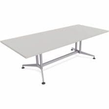 Table, Conference, ZIA, REC, MS, 48"x84", 2/BD, Gray