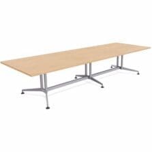 Table, Conference, ZIA, REC, MS, 48"x120", 2/BD, KensingtonMaple