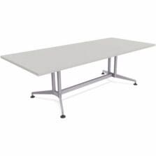 Table, Conference, ZIA, REC, MS, 48"x96", 2/BD, Gray