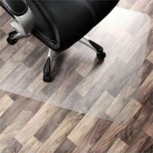 Cleartex Unomat Anti-Slip Chair Mat for Hard Floors, 48" x 53", Clear