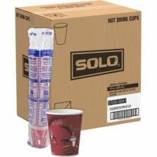 Hot Cups, Paper, Poly Lined Inside, 10oz, 50/PK, 20/CT, MI