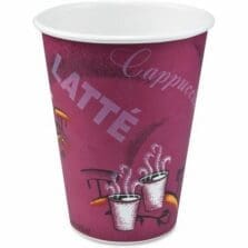 Hot Cups, Paper, Poly Lined Inside, 12oz, 50/PK, MI