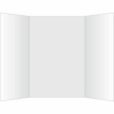 PosterBoard, KraftMaterial, TriFold, 36"x48", 12/CT, White