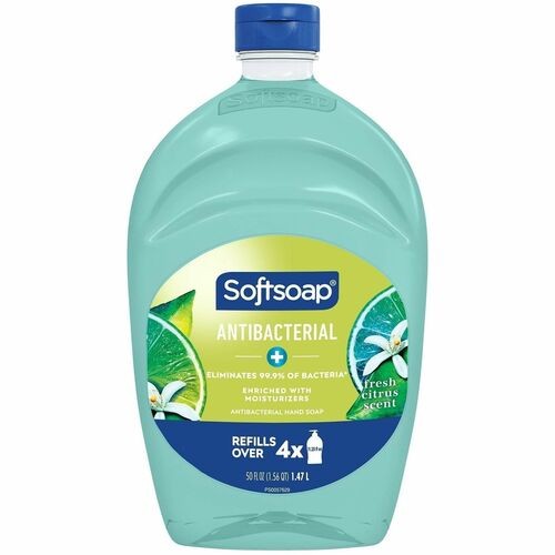 Hand Soap, Refill, FreshCitrus, Antibacterial, 50oz, 6/CT, Green