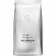 Coffee, Decaf, Flavor, Milky, Caramel, MedRoast, WholeBean, 40oz, BN