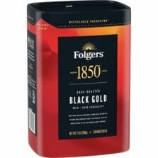 Coffee, Ground, Black Gold, 12oz, 6/CT, Black