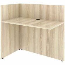 Reception Return, 42"x24"x41-1/2", Modern Elm