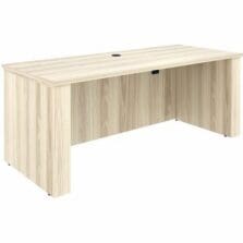 Sit-Stand Desk Shell, Essentials, 72"x29"x29-49", ModernElm
