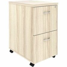 Pedestal, Mobile,F, 16"x22"x28-1/4", Modern Elm