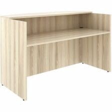 Reception Desk, 72"x36"x42-1/2", Modern Elm