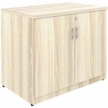 Storage Cabinet, 2 Doors, 36"x22-1/2"x29-1/2", Modern Elm