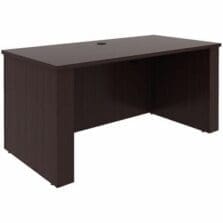Sit-Stand Desk Shell, Essentials, 60"x29"x29-49", Espresso