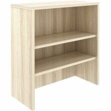Bookcase, Stack-on, 36"x15"x36", Modern Elm