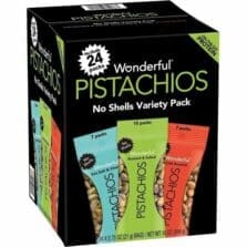 Pistachios, Shelled, Rstd&Sltd/Chili/Slt&Vngr, 0.75oz, 24/CT, BK