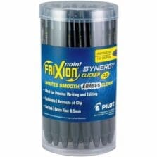 Pens, Retract, Erasable, ThermoSens, Gel, XtraFine, 0.5mm, 25/PK, BK