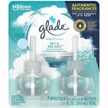 AirFreshener, Refill, f/PlugIns, Sky&SeaSalt, 0.67oz, 2/PK, MI