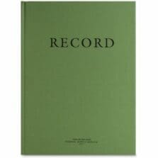 Book, f/Recording&Logging, Hardbound, RuledPages, 8"x10.5", Green