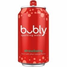 Water, Sparkling, Flavored, Strawberry, 12oz, 8/Bx, 3/CT, Pink