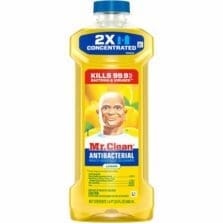 Cleaner, AllPurp, Antibacterial, Concentr, Liquid, Lemon, 64oz, YW