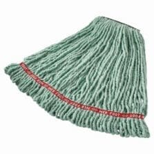 MopHead, Cotton&Yarn, 4Ply, 1"Headband, LoopEnds, 6"Wx2"Lx16"H, GN