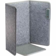 Warmer, f/Feet&Legs, 3Settings, Compact, AutoShutOff, Gray