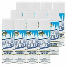 De-Icer, Aerosol, f/Windshields&Windows, 20oz, 12 Each, WE