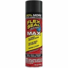 SealantCoating, MAX, Liq, Rubber, Gaps&Cracks, Repair, MultiSurfce, Indoor&Outdoor, WaterTight, Spray, 17oz, BK