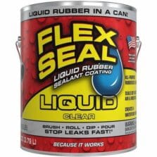 SealantCoating, Liquid, Flex, Rubber, Waterproof, Mildew/UV/ChemResist, MultiSurfce, Indoor&Outdoor, 1Gal, CR